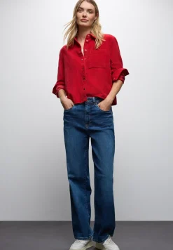 Corduroy overhemd blouse