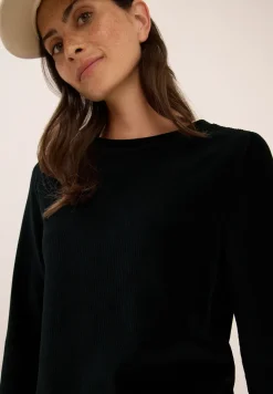 Corduroy overhemd in effen kleur