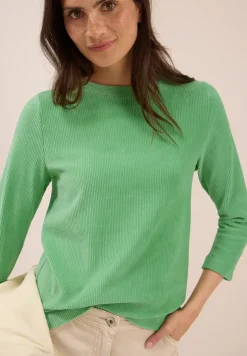 Corduroy overhemd in effen kleur