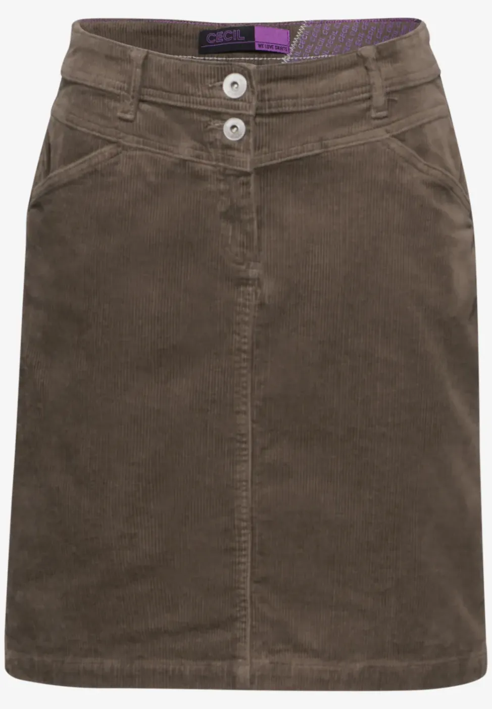 Corduroy rok