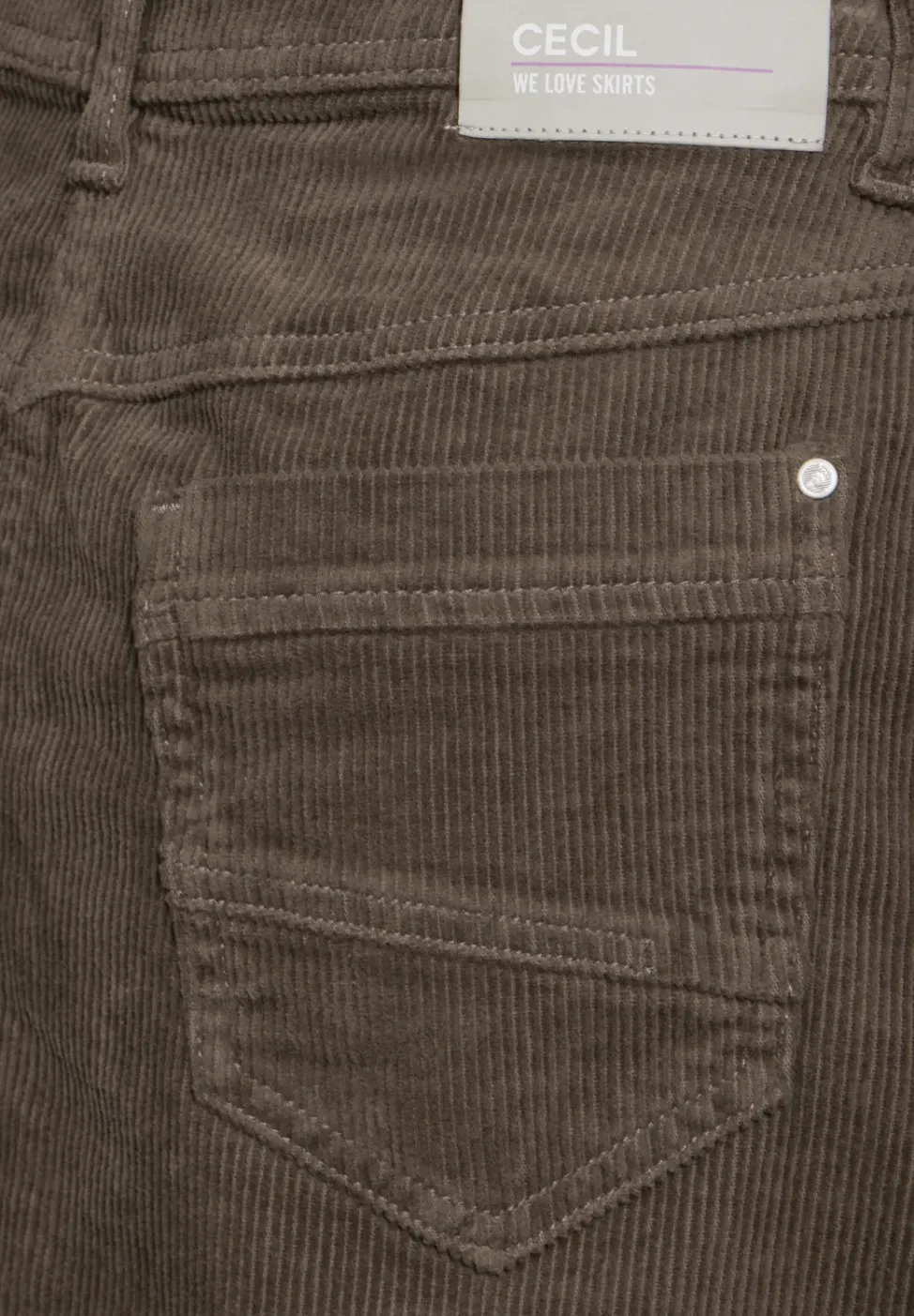 Corduroy rok