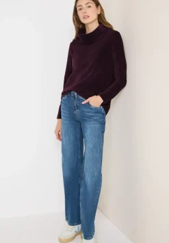 Corduroy shirt met grote kraag