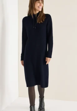 Cosy geribde jurk