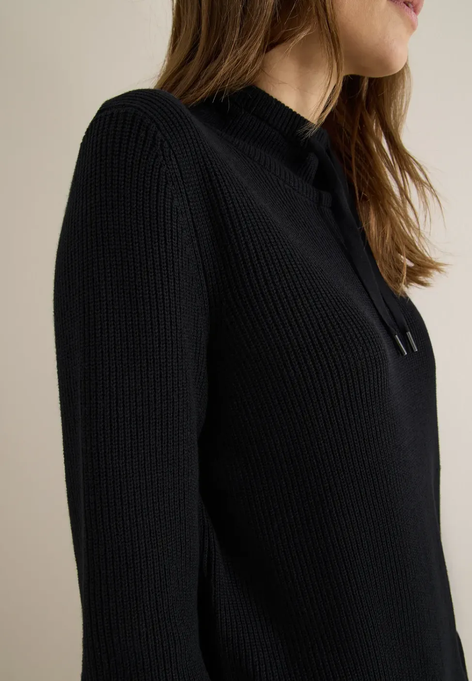 Cosy geribde jurk