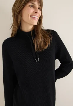 Cosy geribde jurk