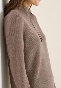 Cosy geribde jurk