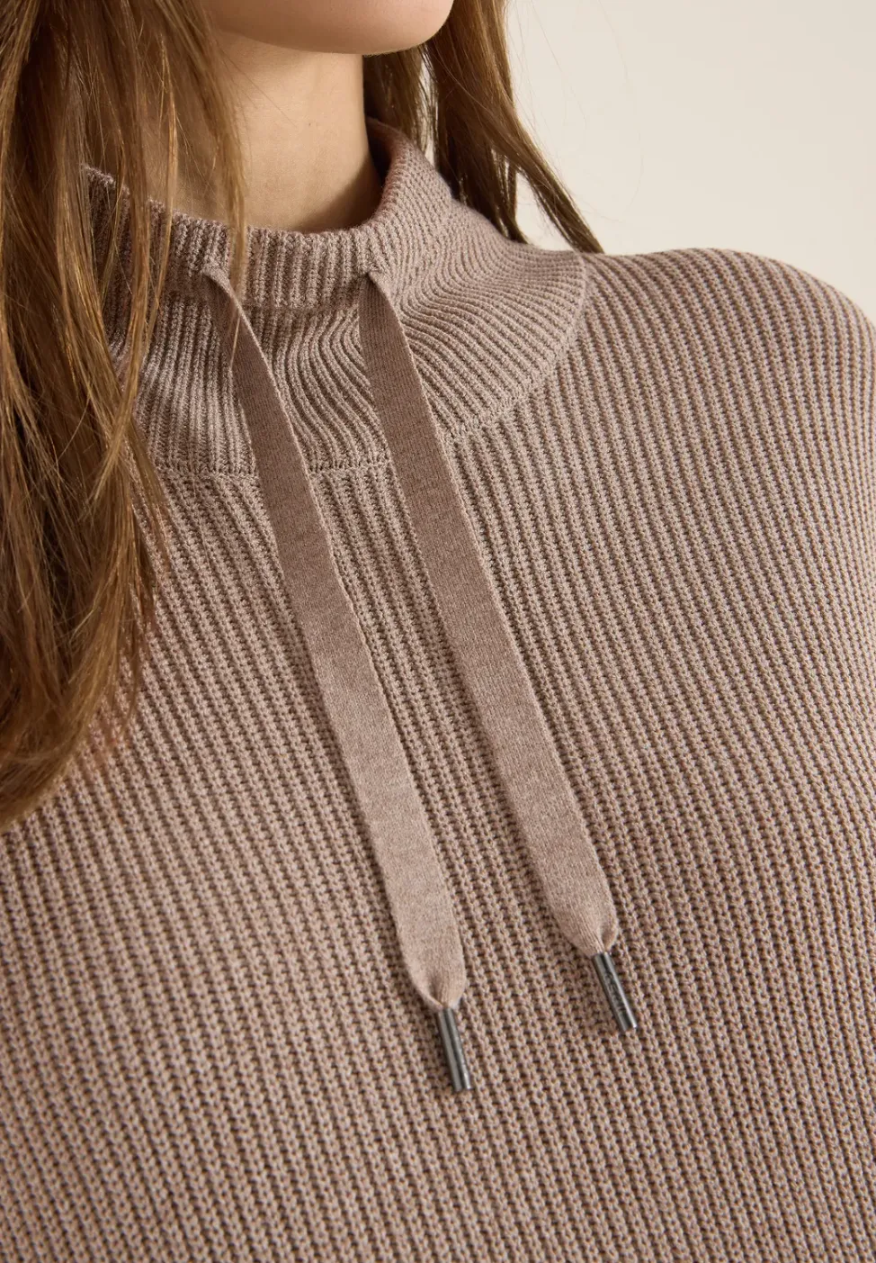 Cosy geribde jurk