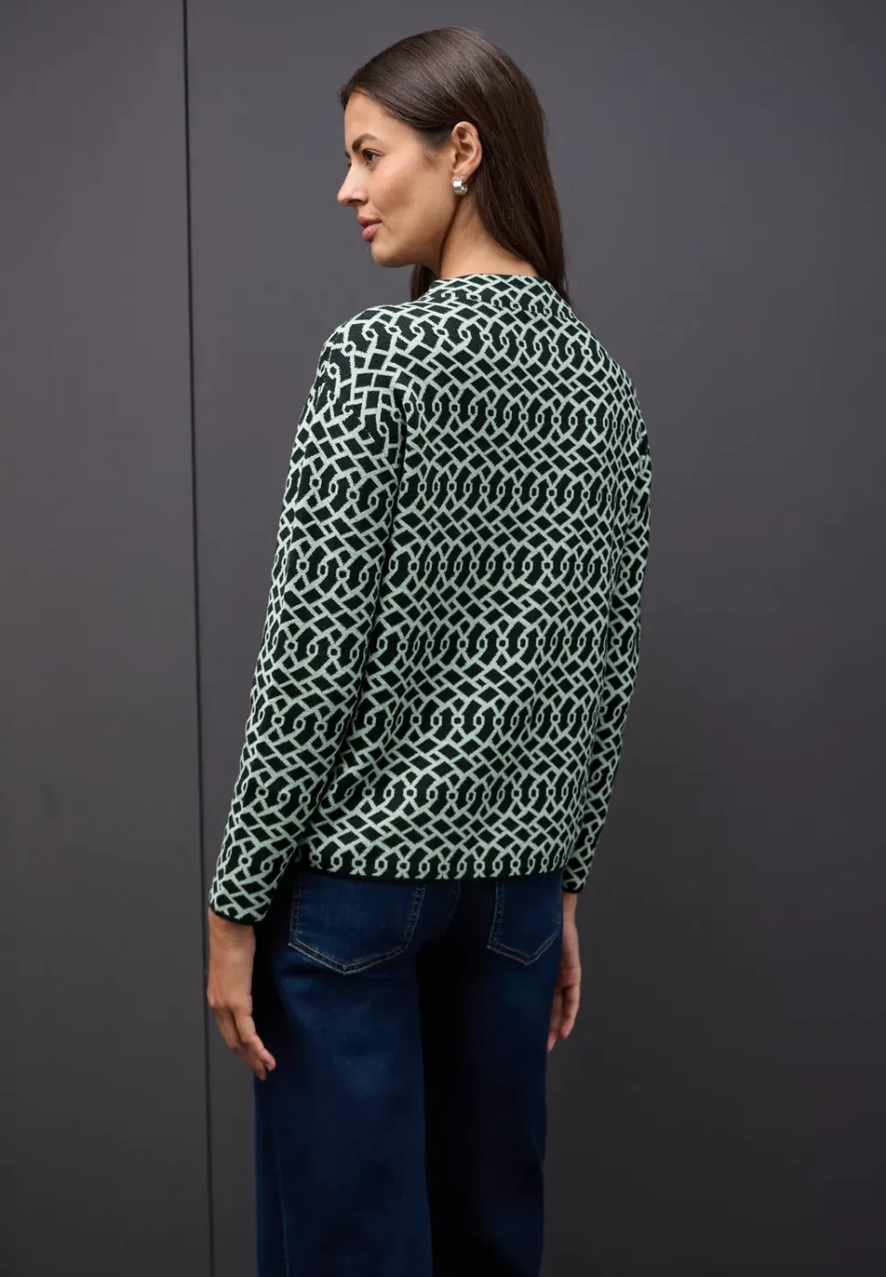 Cosy jacquard trui