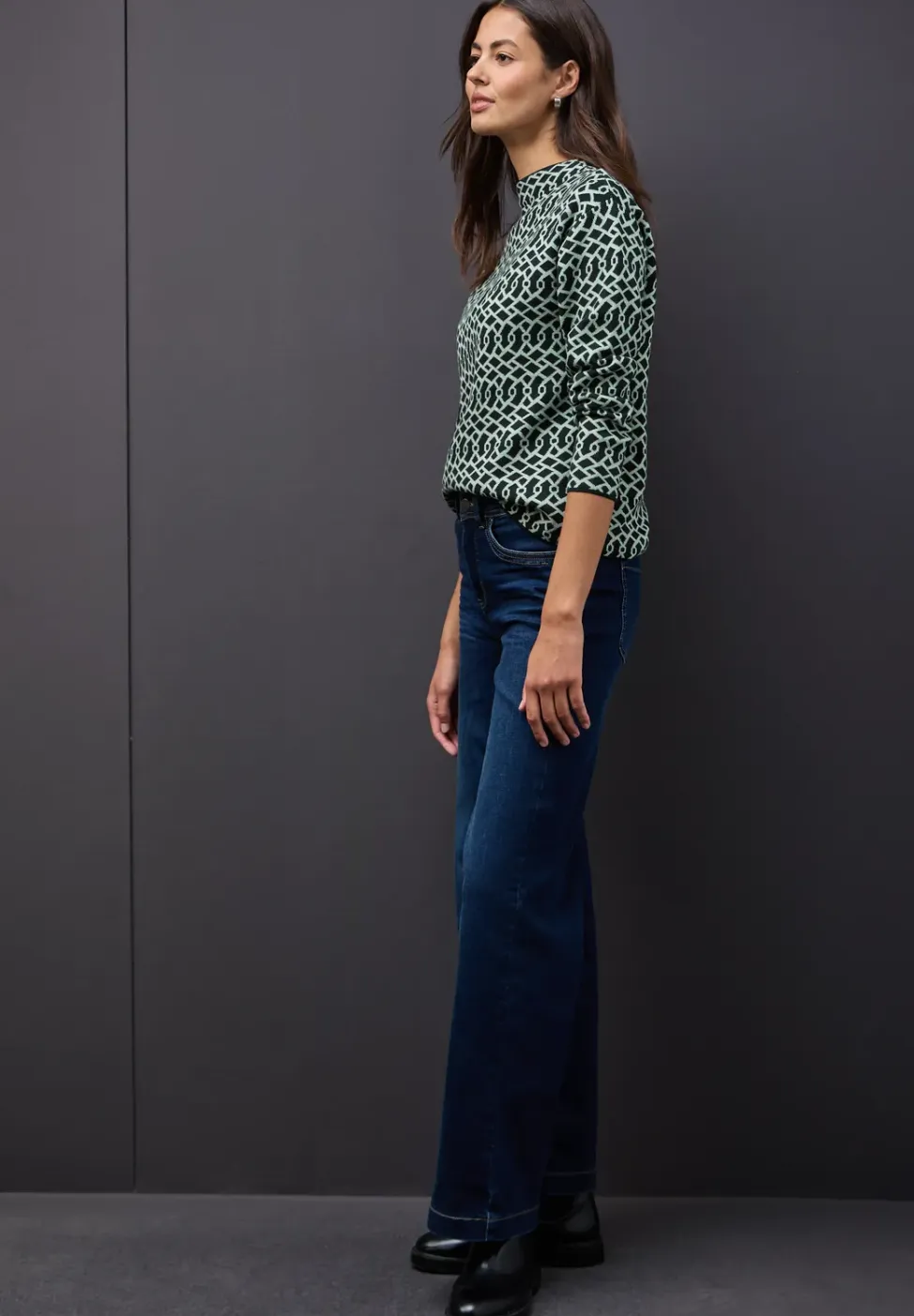 Cosy jacquard trui