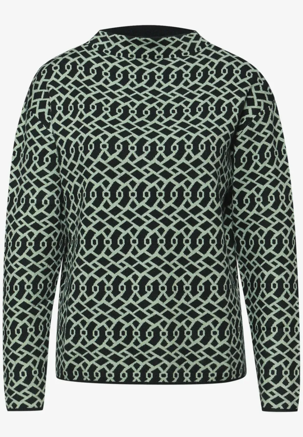 Cosy jacquard trui