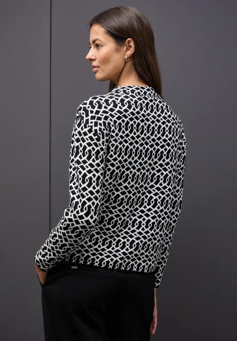 Cosy jacquard trui