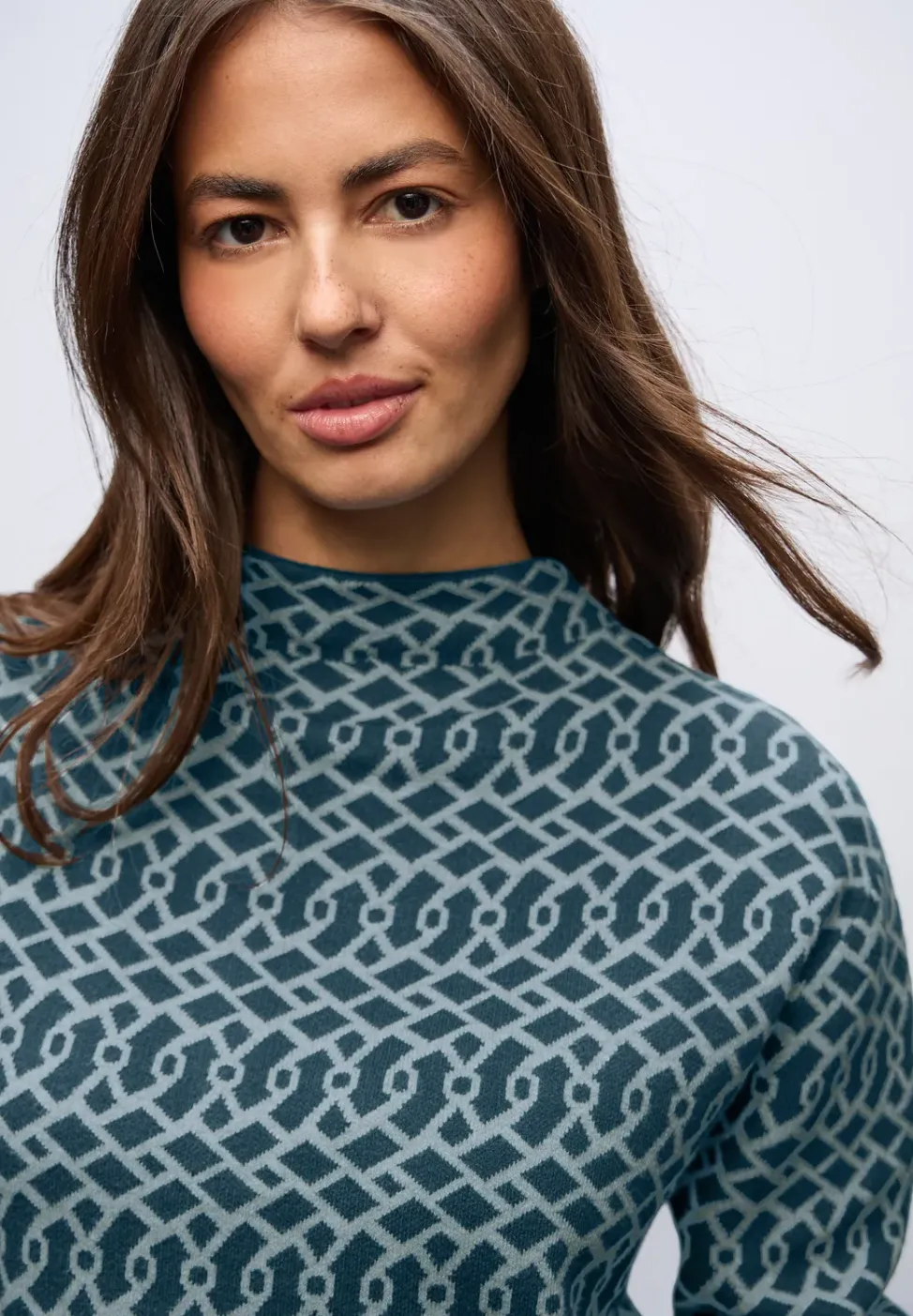 Cosy jacquard trui
