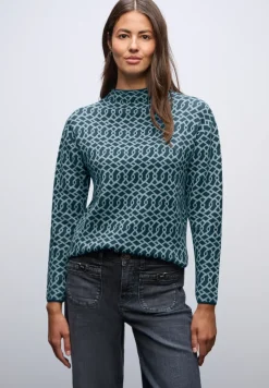 Cosy jacquard trui