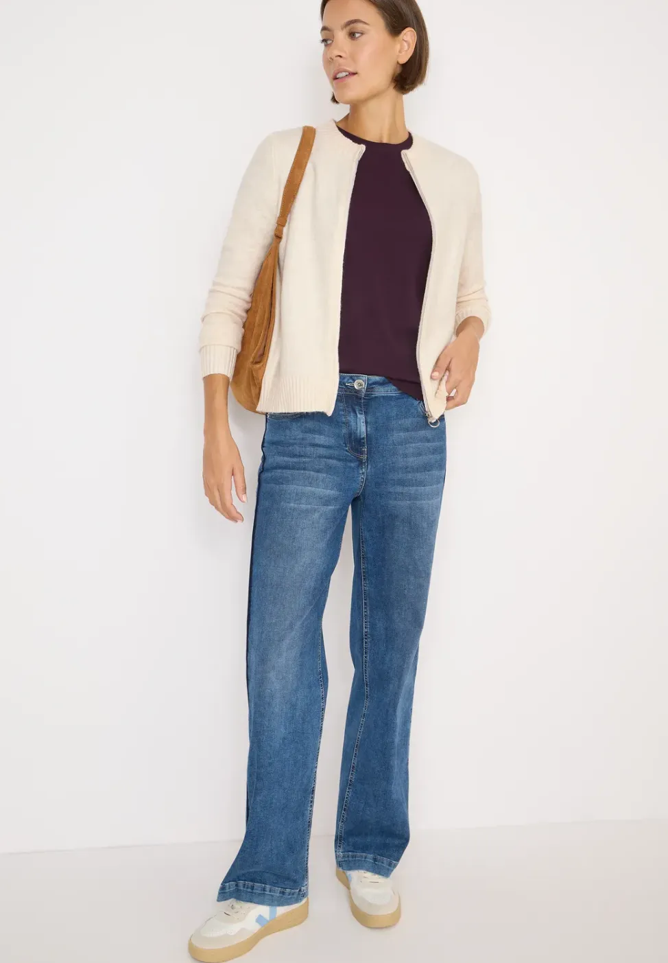 Cosy vest met ritssluiting