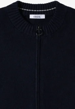 Cosy vest met ritssluiting