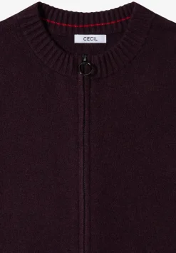 Cosy vest met ritssluiting