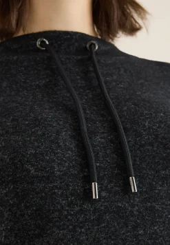 Cosy gemêleerd shirt met lange mouwen