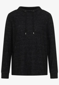 Cosy gemêleerd shirt met lange mouwen