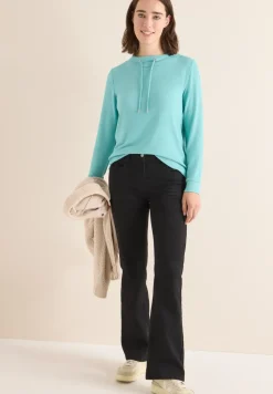 Cosy gemêleerd shirt met lange mouwen