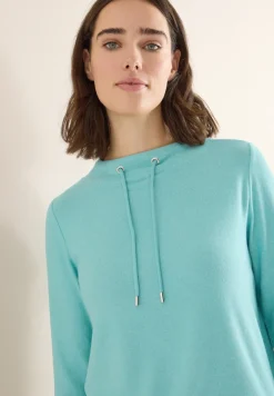 Cosy gemêleerd shirt met lange mouwen