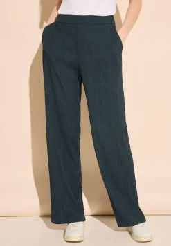 Crash broek met wijde pijpen