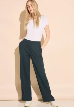 Crash broek met wijde pijpen