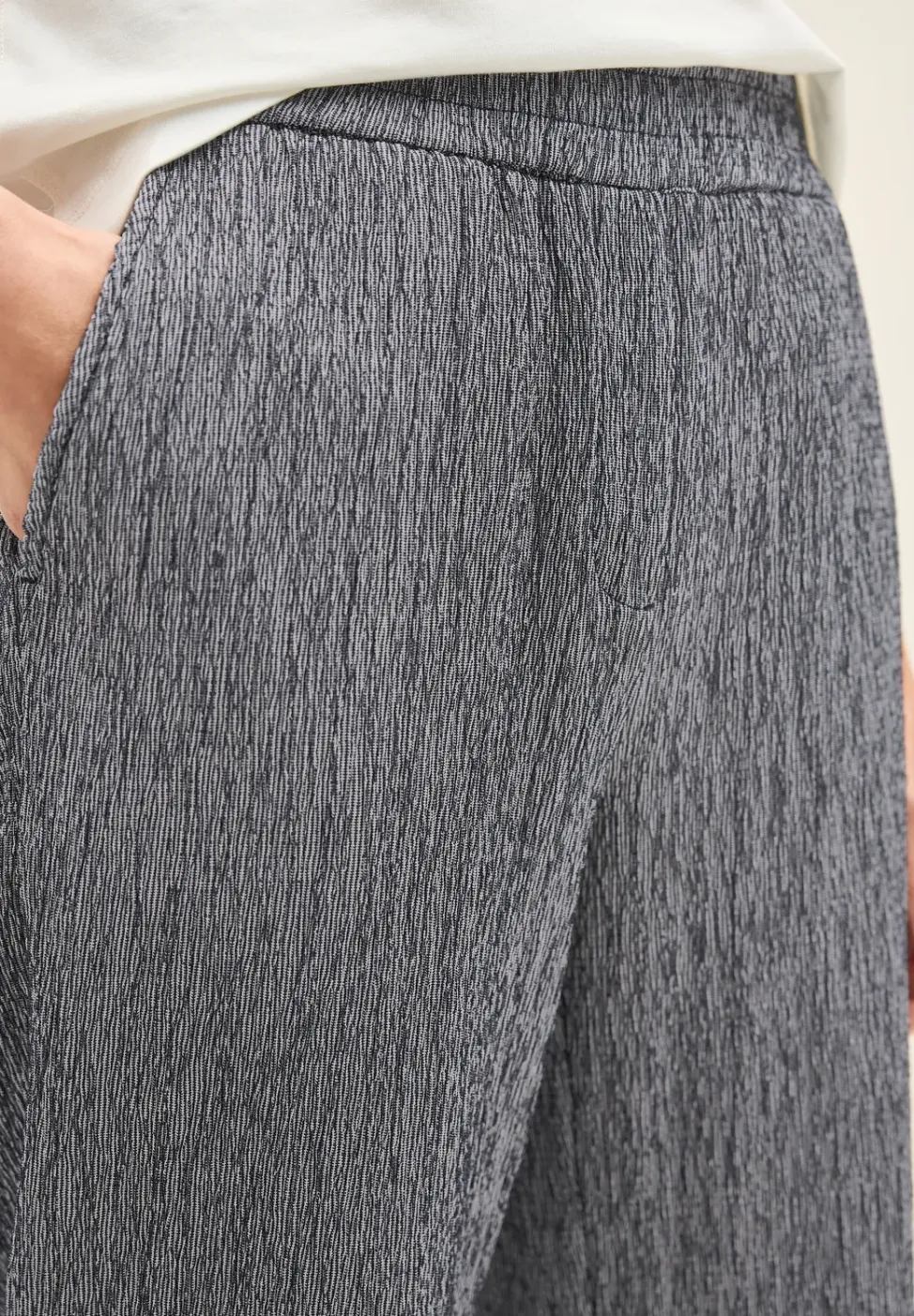 Crepe broek met rechte leg