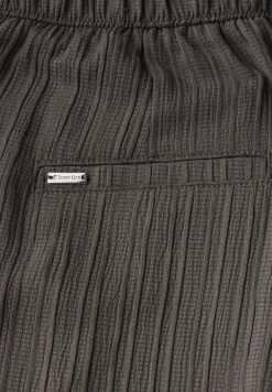 Crinkle broek met wijde pijpen
