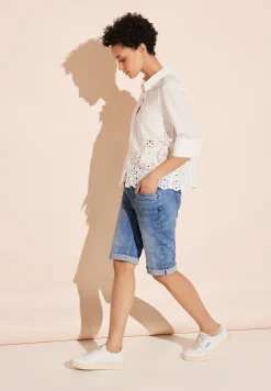 Denim bermudashort