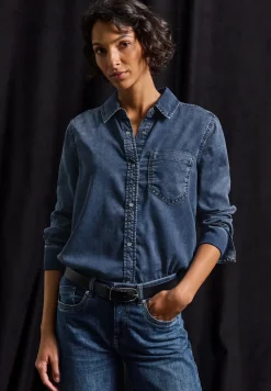 Denim blouse