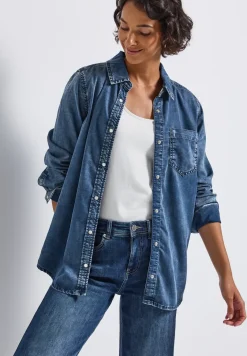 Denim blouse