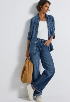 Denim blouse