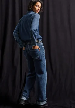 Denim blouse