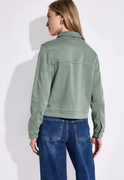 Denim jack met borstzakken