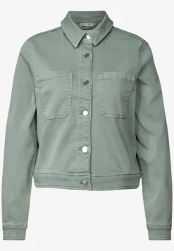 Denim jack met borstzakken