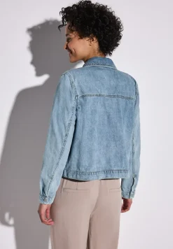 Denim jack met borstzakken