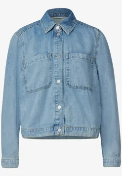 Denim jack met borstzakken