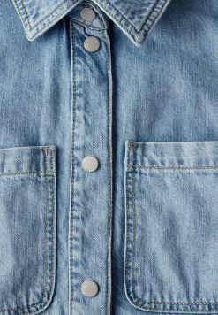 Denim jack met borstzakken