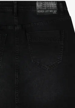 Denim rok met studs