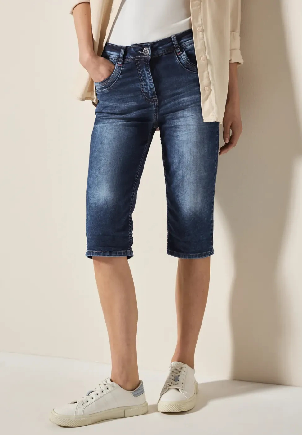 Denim shorts