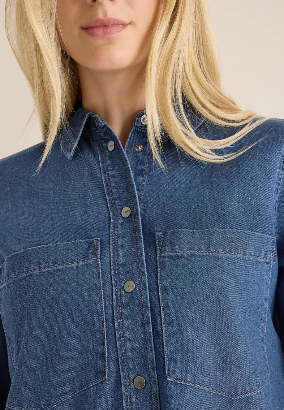 Denim-look jurk