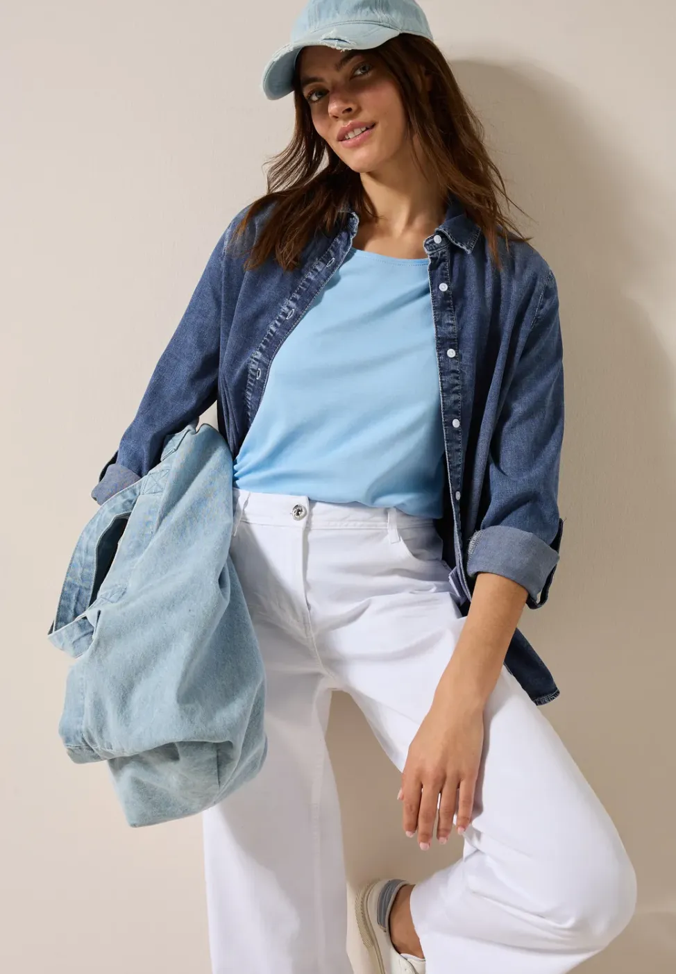 Denim overhemd