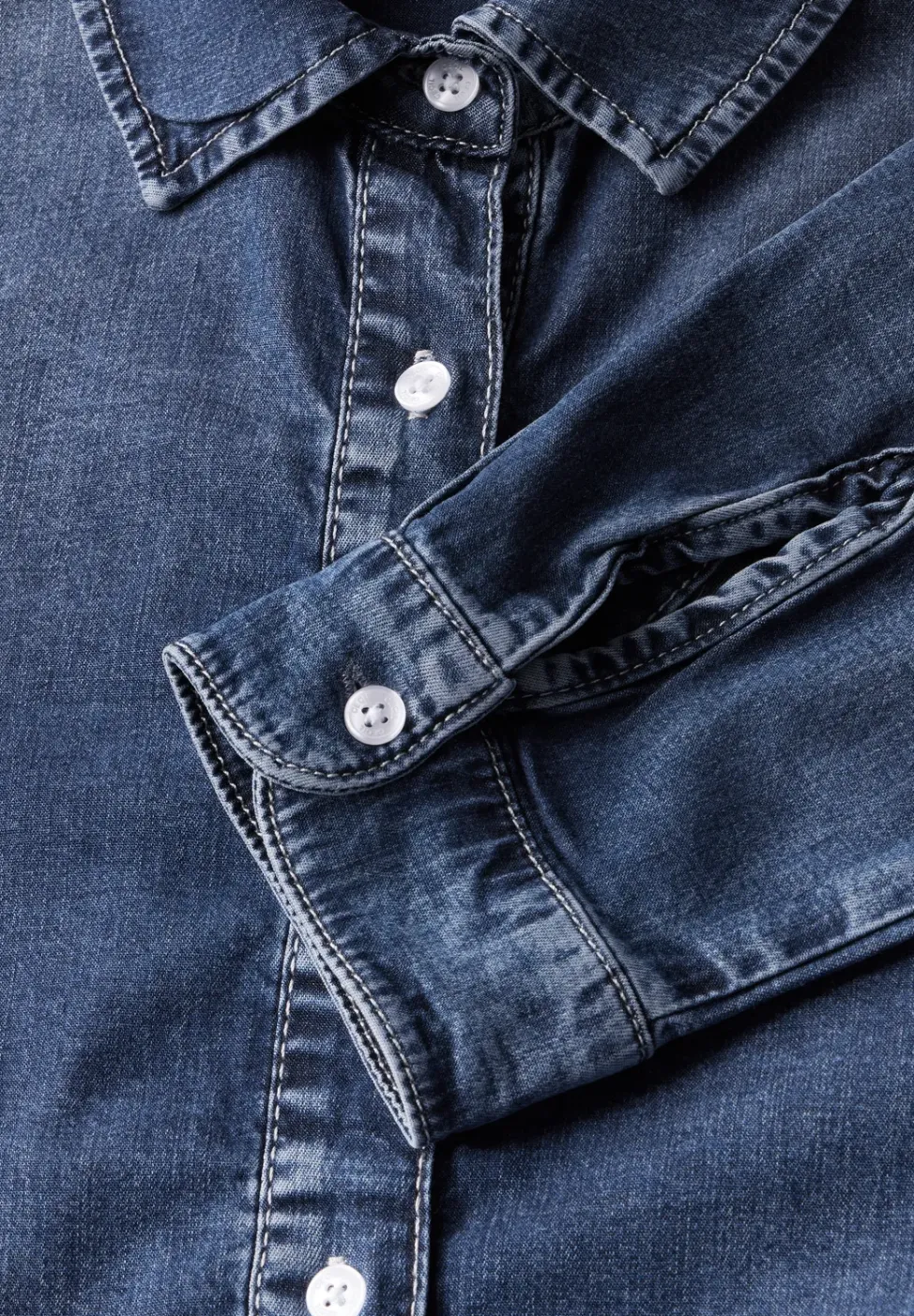 Denim overhemd