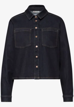 Denim overhemd blouse