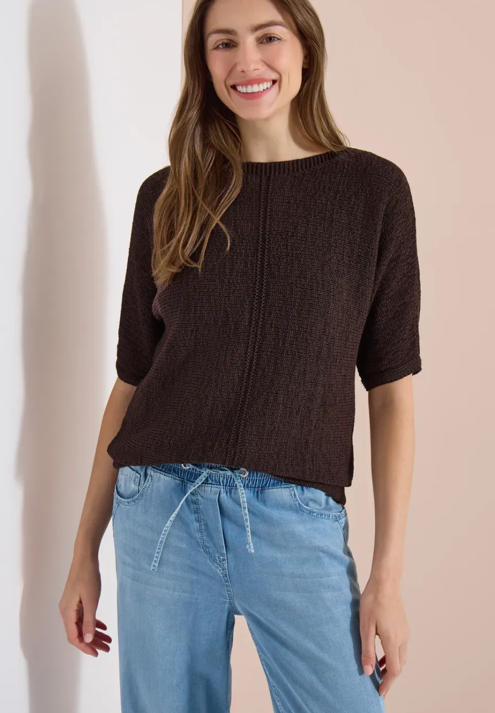 Dolman-trui met boothals