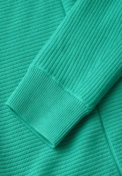 Dolman-trui met structuurmix