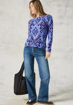Donzig shirt met lange mouwen