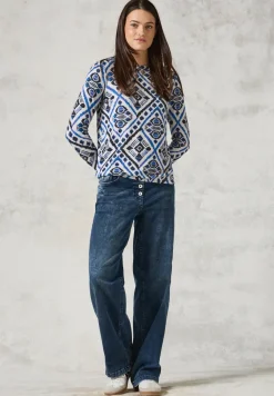 Donzig shirt met lange mouwen