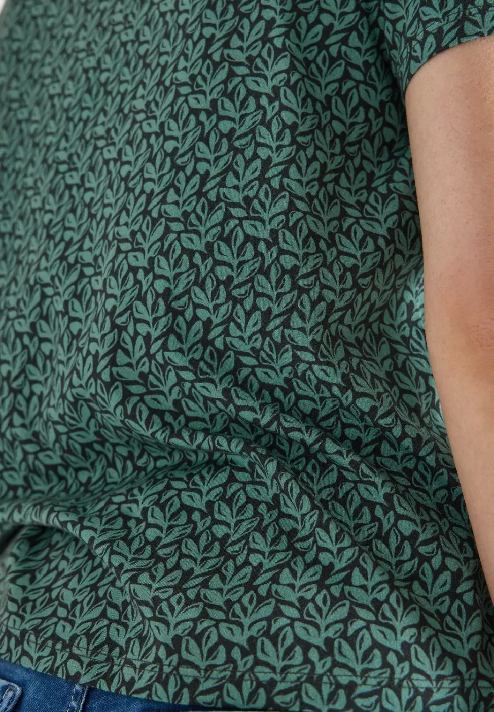 Eenvoudig T-shirt met minimalistische print