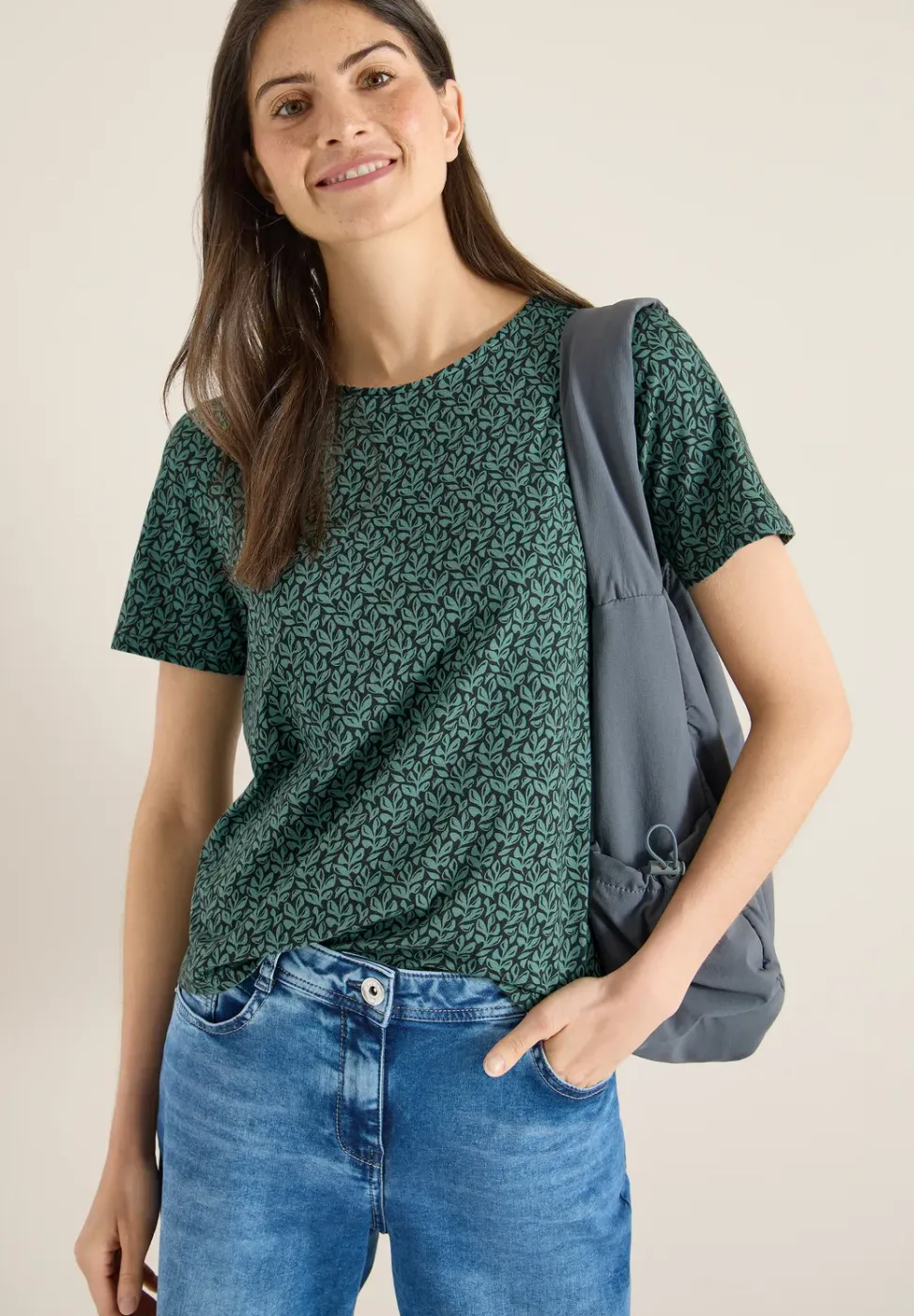 Eenvoudig T-shirt met minimalistische print